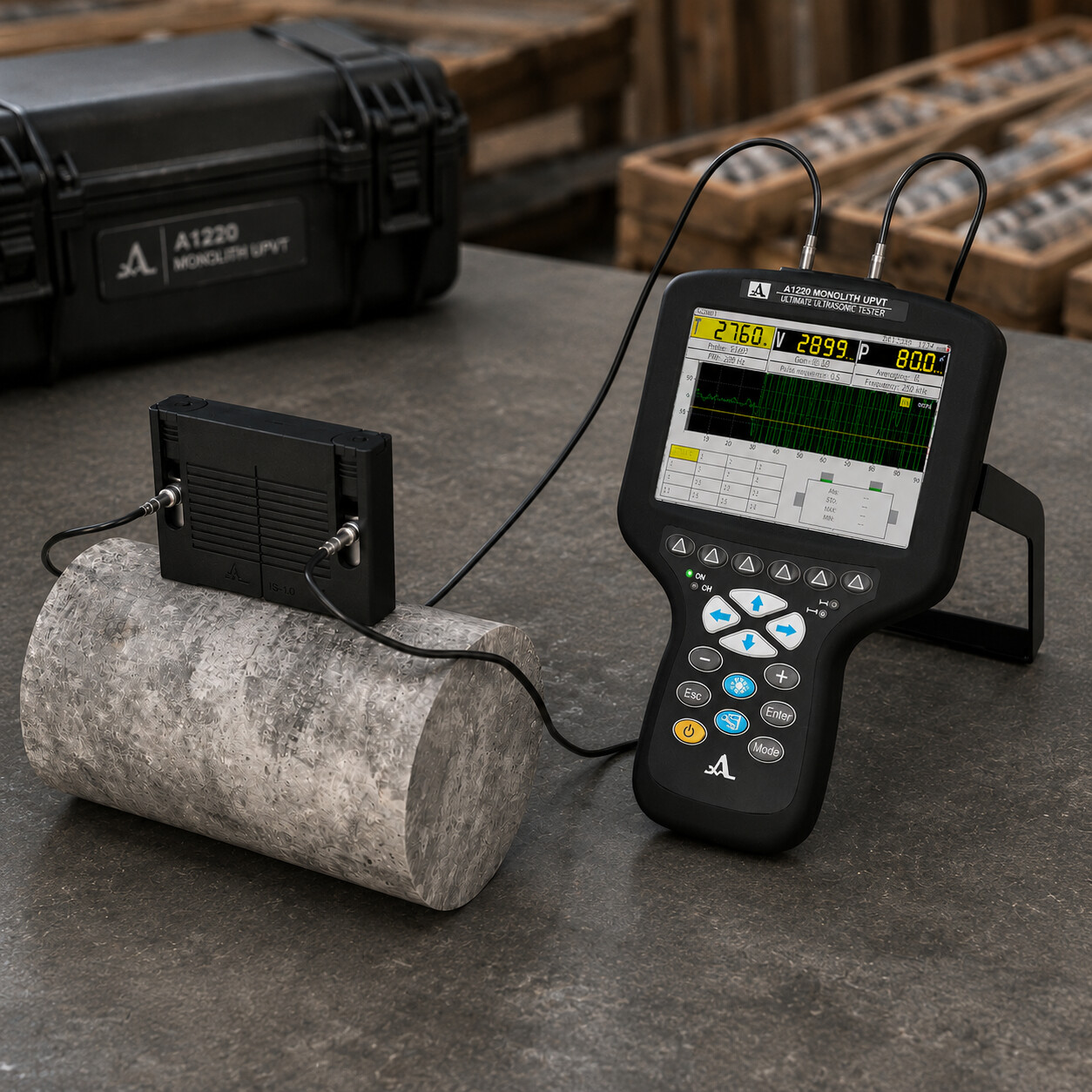 A1220 MONOLITH UPVT - Ultimate Ultrasonic Pulse Velocity Tester
